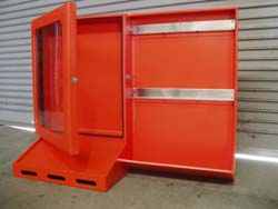 HDPE Lock out cabinet